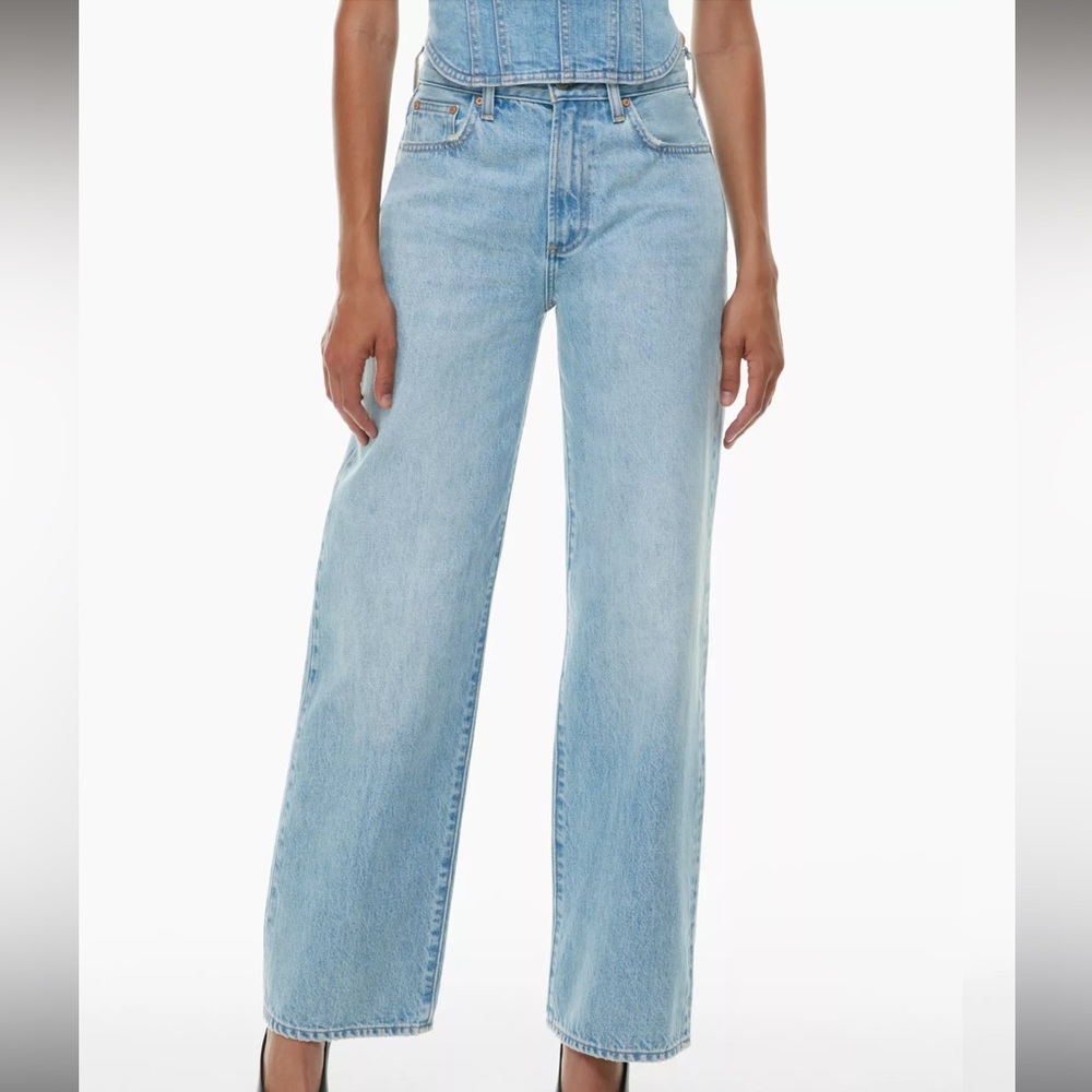Aritzia Denim Forum Farrah High Rise wide Leg Jean